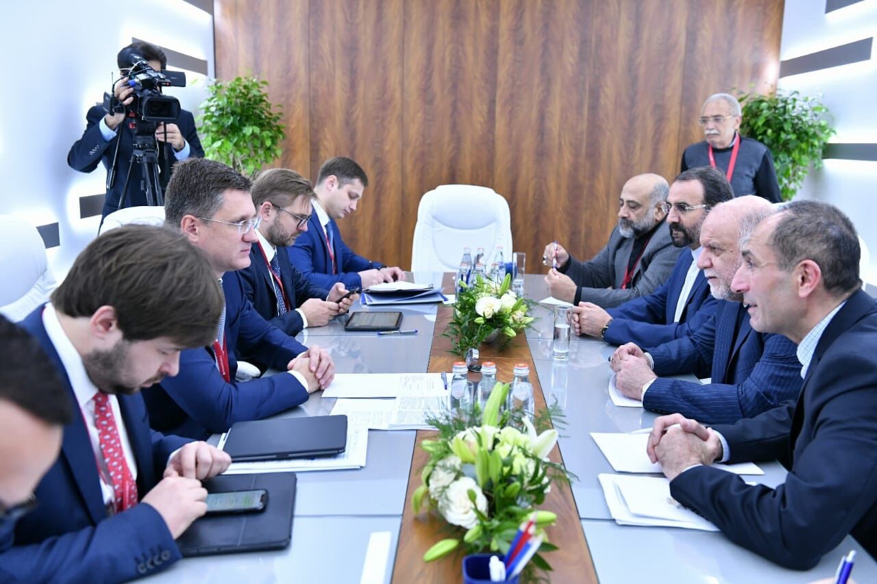 دیدار دوجانبه وزیران نفت و انرژی ایران و روسیه