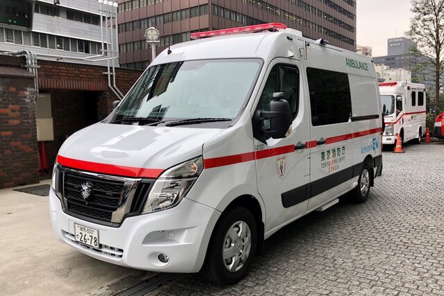 آمبولانس برقی در ژاپن به کمک محیط زیست آمد