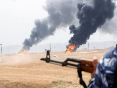 حمله به یک چاه نفت در شمال عراق