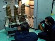 تعمیر دستگاه بریکر گازی QEB در نیروگاه شهید رجایی قزوین