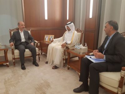 وزیر نیرو با وزیر انرژی قطر دیدار کرد/ تاکید دو طرف بر توسعه روابط و همکاری‌‌های دوجانبه