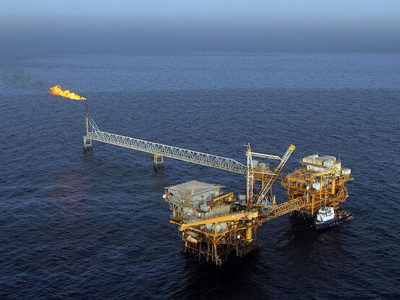افزایش تولید نفت ایران از خلیج فارس