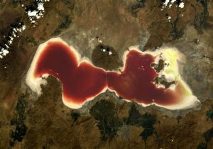 تنها یک پنجم از «دریاچه ارومیه» باقی مانده است! + تصویر ماهواره‌ای