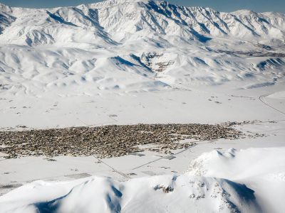 رشد سطح پوشش برفی در سه حوضه آبریز کشور