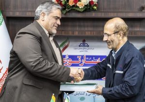امضای قرارداد شرکت ملی مناطق نفت‌خیز جنوب و شرکت صنایع الکترونیک شیراز