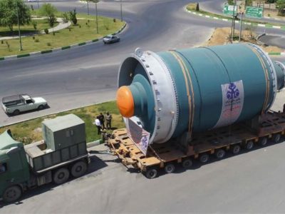 راکتور ۳۲۰ تنی پروژه محیط زیستی تصفیه نفت سفید پالایشگاه اصفهان نصب شد