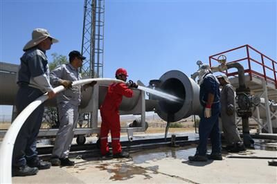 توپکرانی ۱۳۷ هزار متر خط لوله در نفت و گاز مسجدسلیمان